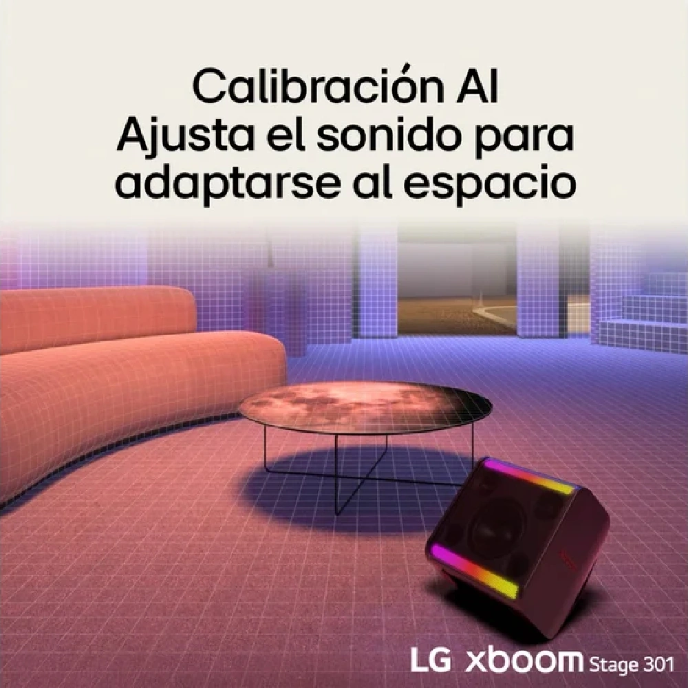 PARLANTE LG XBOOM STAGE 301 120W PORTÁTIL 12 HRS BATERÍA HRS IPX4 (2025) - 8