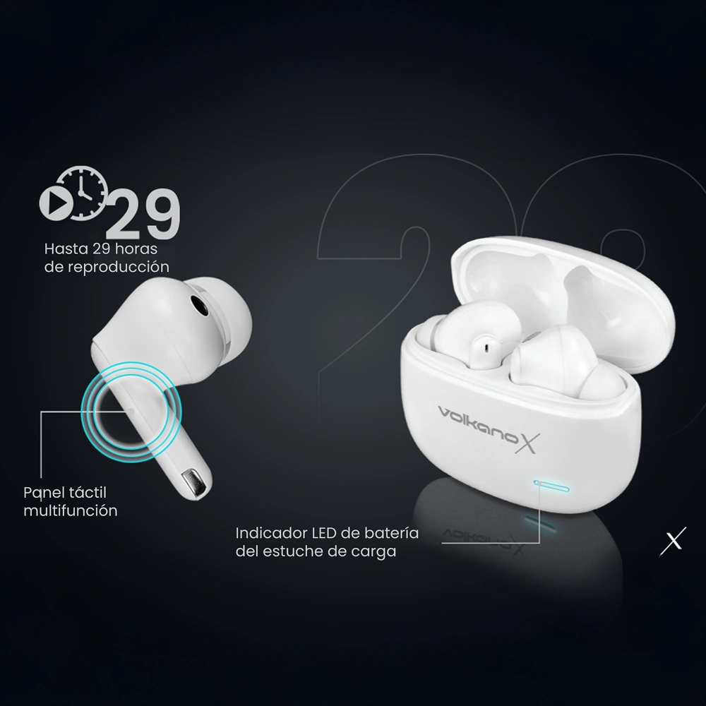 AUDÍFONOS VOLKANO IN EAR VXT200S BLUETOOTH - 3