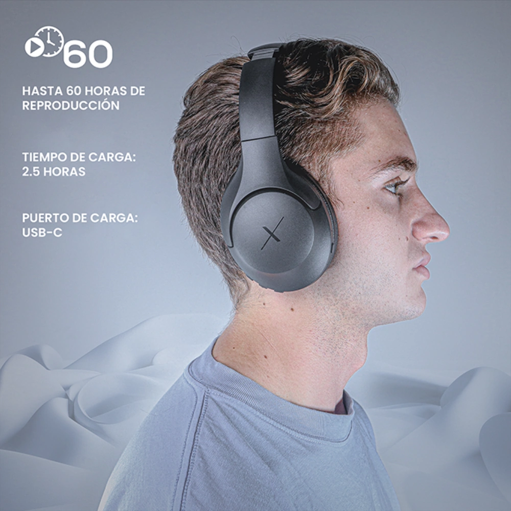 AUDÍFONOS VOLKANO ON EAR VXH200 BLUETOOTH - 2