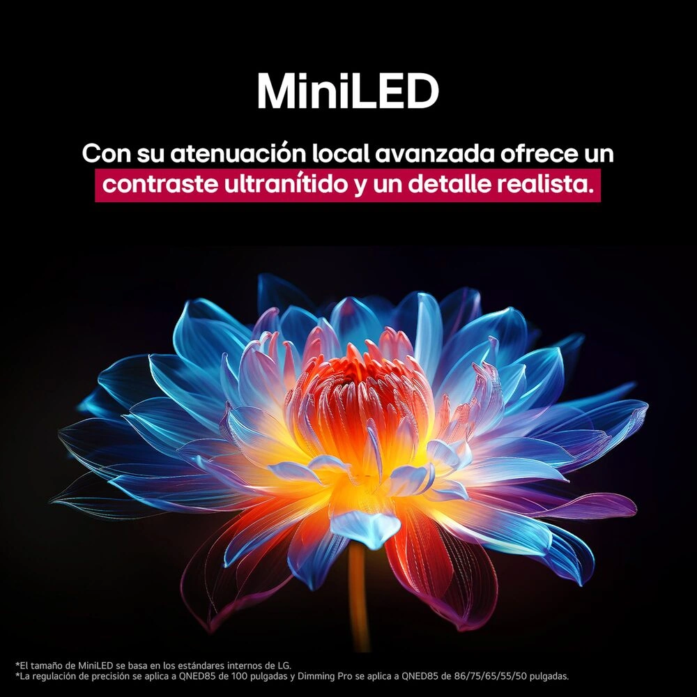 TELEVISOR QNED MINI LED 4K 75" 75QNED85ASG CON THINQ AI LG - 8