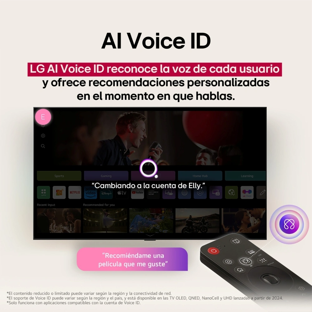 TELEVISOR QNED MINI LED 4K 75" 75QNED85ASG CON THINQ AI LG - 10