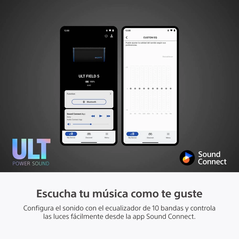 PARLANTE PORTÁTIL SONY SRS-ULT50/BZLA NEGRO - 8