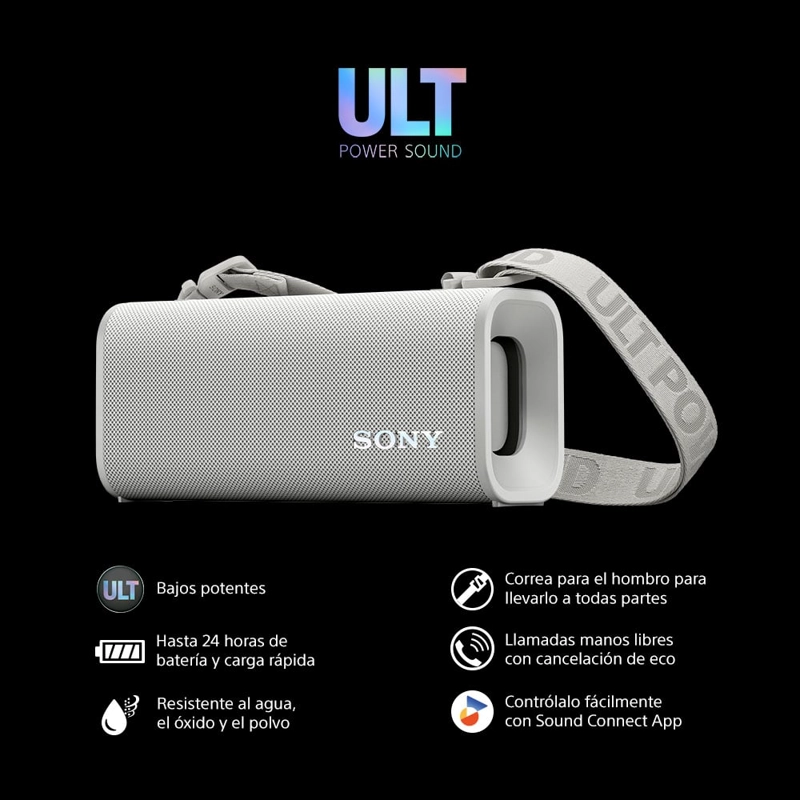 PARLANTE PORTÁTIL SONY SRS-ULT30/WCLA BLANCO - 2