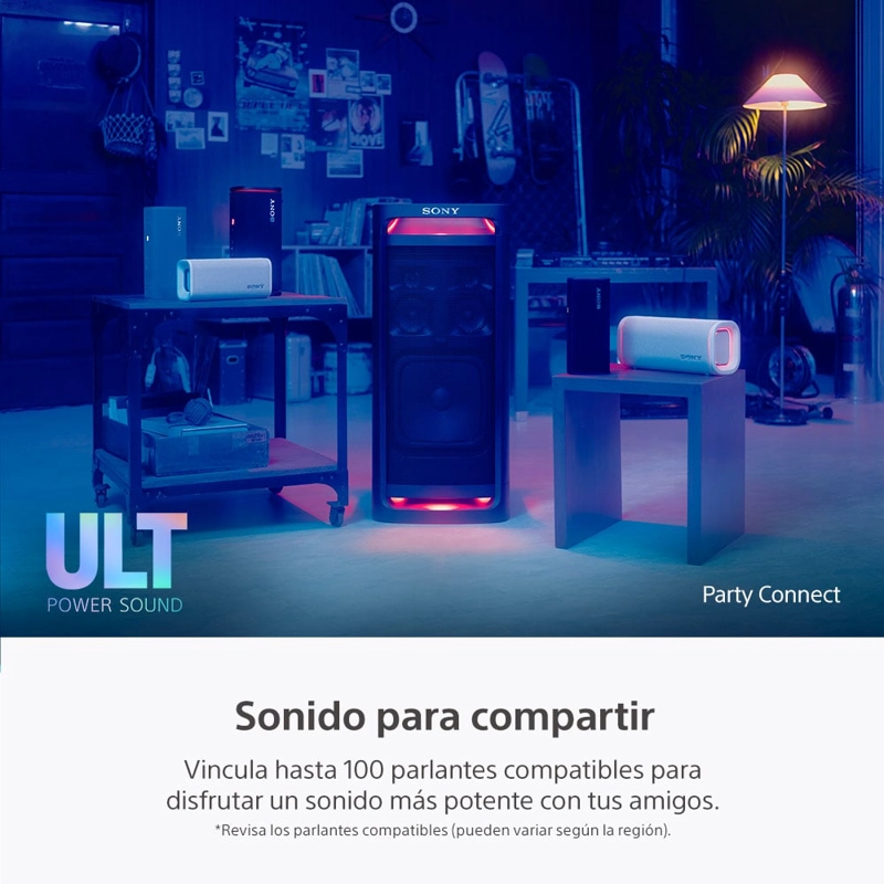 PARLANTE PORTÁTIL SONY SRS-ULT30/BCLA NEGRO - 13