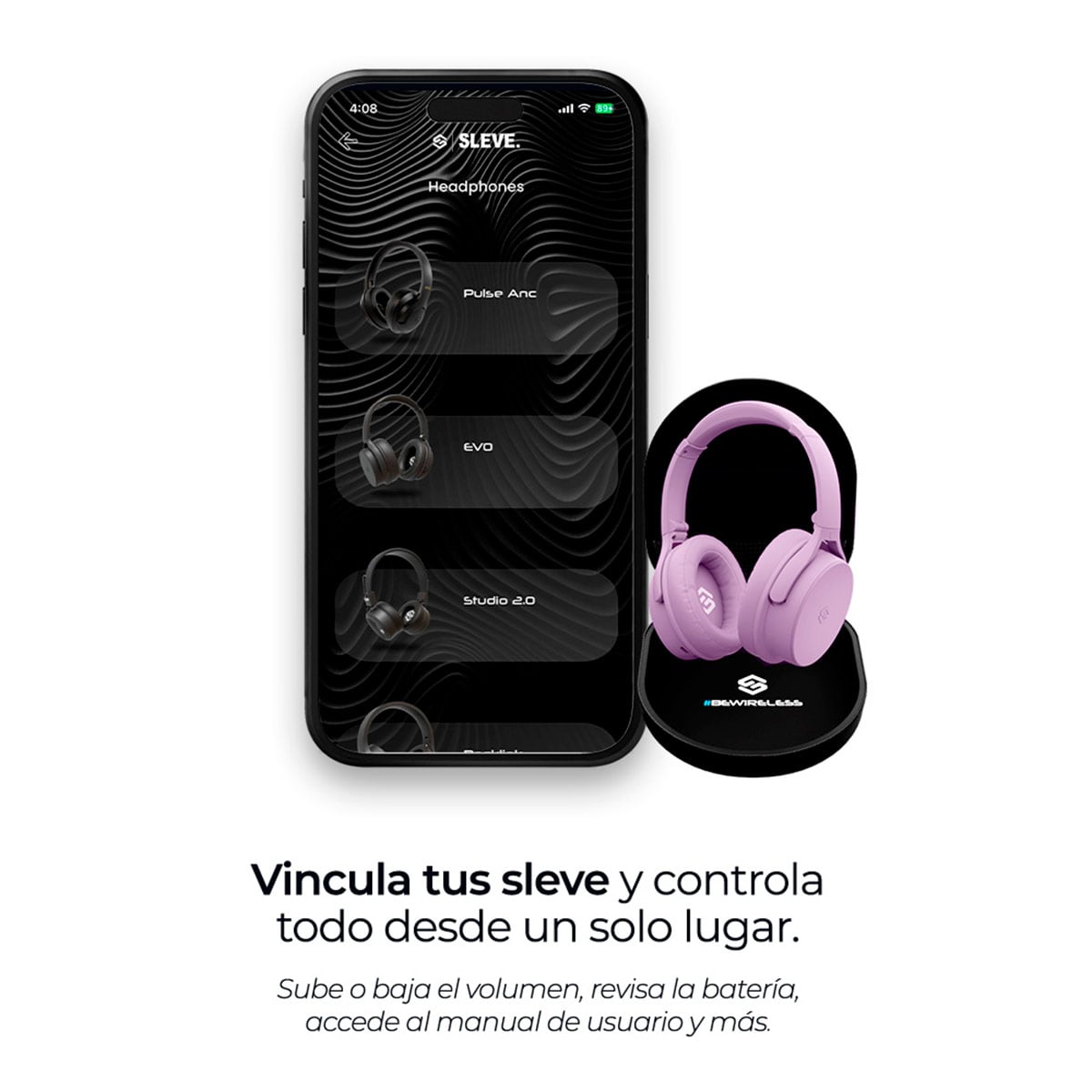 AUDÍFONOS SLEVE MOBILE OVER-EAR EVO BLUETOOTH - 5