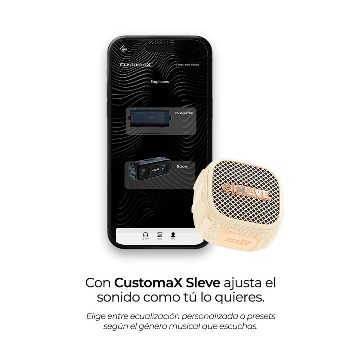 PARLANTE BLUETOOTH SLEVE MOBILE BOOM MINI 3W - 3