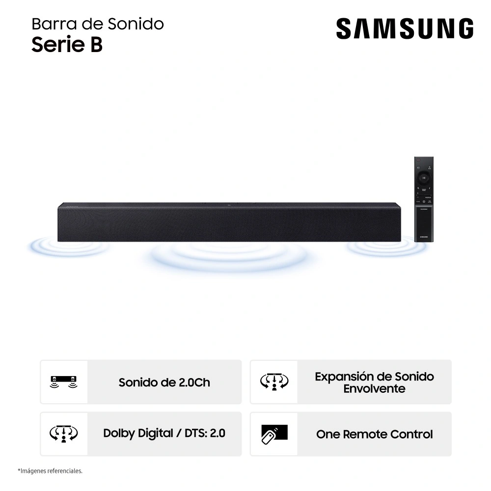 SOUNDBAR SAMSUNG SERIE B 2 CH. B400F (2025) - 1