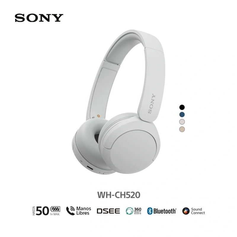 AUDÍFONOS SONY OVER-EAR WH-CH520 BLUETOOTH - 1