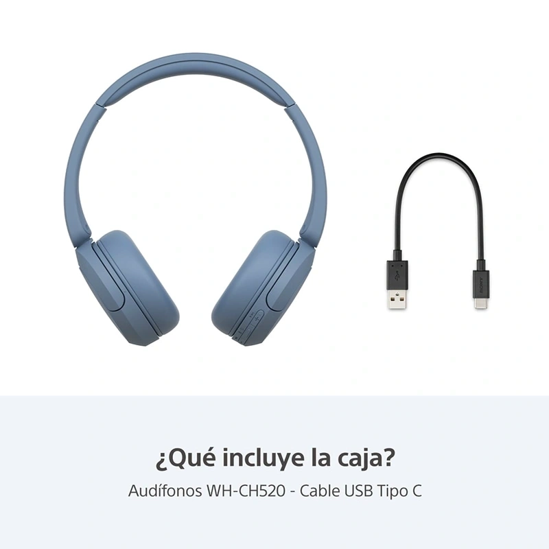AUDÍFONOS SONY OVER-EAR WH-CH520 BLUETOOTH - 10
