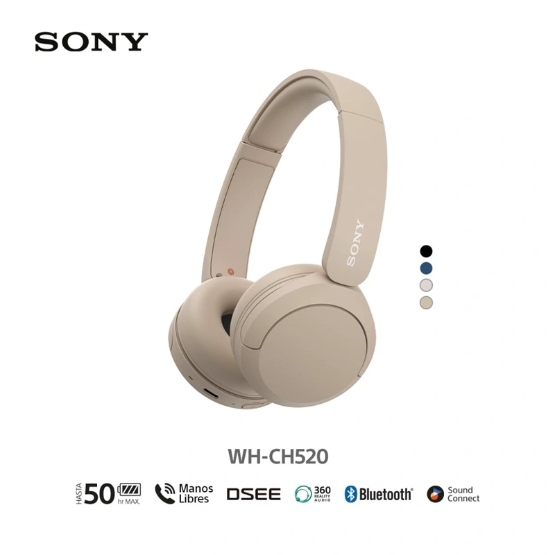 AUDÍFONOS SONY OVER-EAR WH-CH520 BLUETOOTH - 1