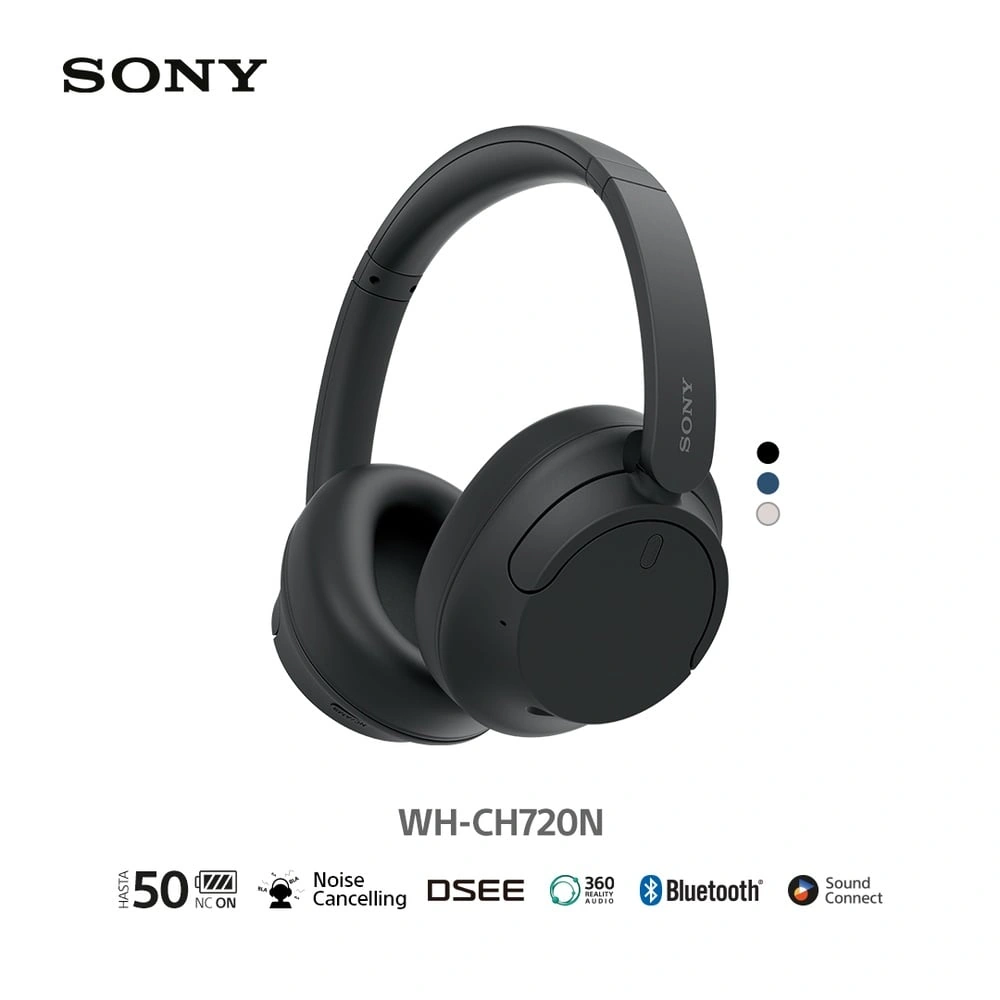 AUDÍFONOS SONY OVER EAR WH-CH720N/PZ UC BLUETOOTH - 1