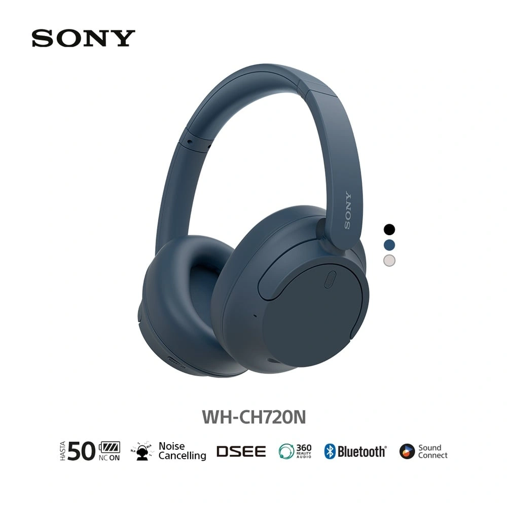 AUDÍFONOS SONY OVER EAR WH-CH720N/PZ UC BLUETOOTH - 1