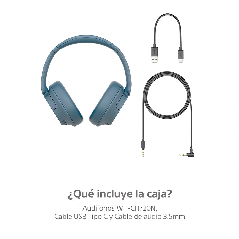 AUDÍFONOS SONY OVER EAR WH-CH720N/PZ UC BLUETOOTH - 9