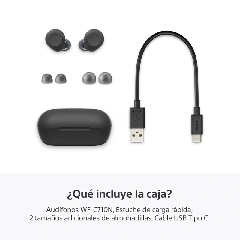 AUDÍFONOS SONY IN EAR WF-C710N ROSADO - 11