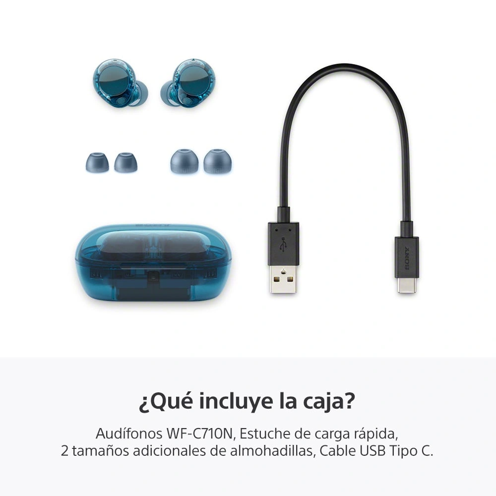 AUDÍFONOS SONY IN EAR WF-C710N ROSADO - 12