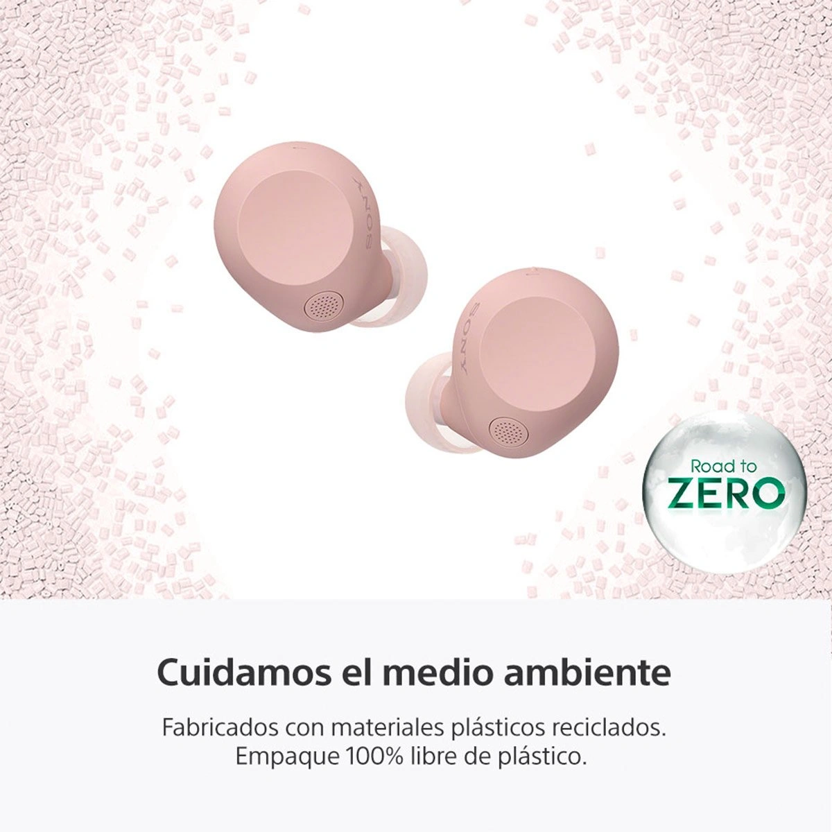 AUDÍFONOS SONY IN EAR WF-C710N ROSADO - 12