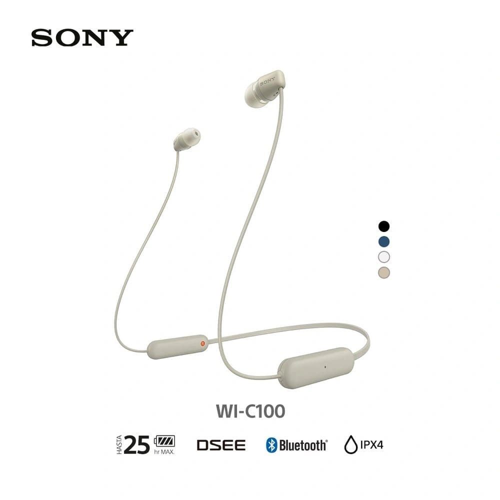 AUDÍFONOS SONY IN-EAR WI-C100 BLUETOOTH - 1