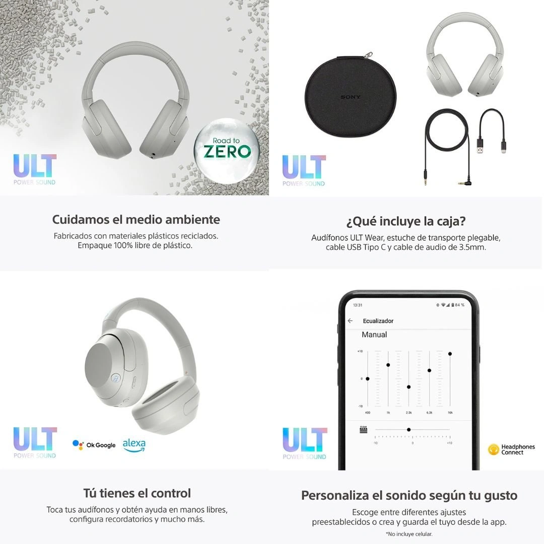 AUDÍFONOS SONY OVER-EAR WHULT900N/HZUC BLUETOOTH - 11