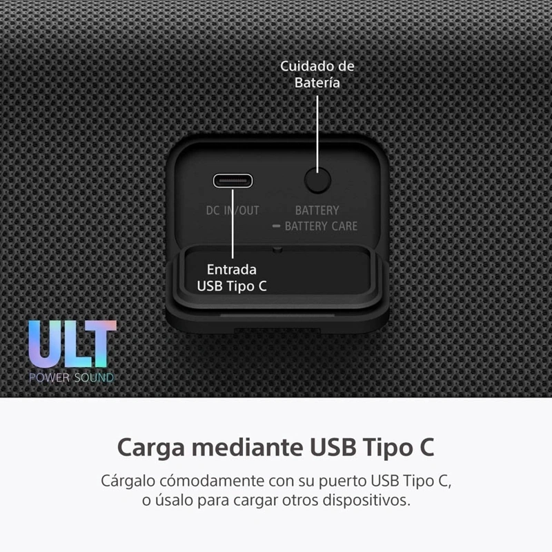 PARLANTE PORTÁTIL SONY SRS-ULT30/BCLA NEGRO - 14