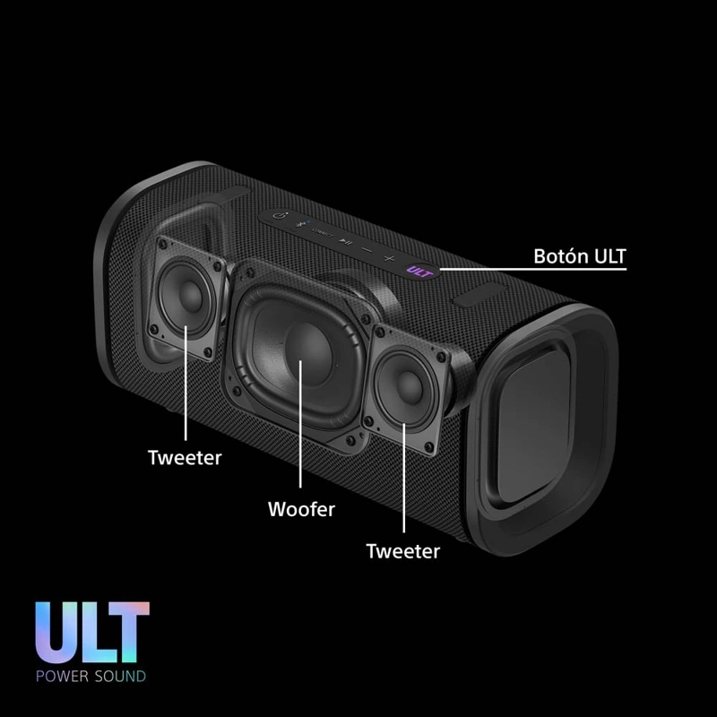 PARLANTE PORTÁTIL SONY SRS-ULT50/BZLA NEGRO - 14