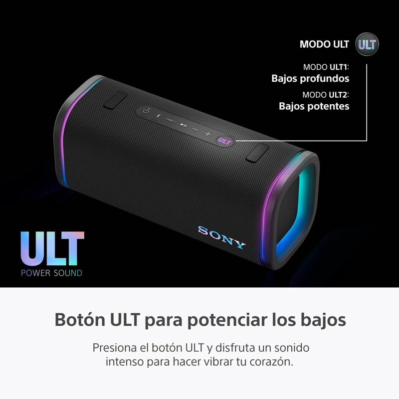 PARLANTE PORTÁTIL SONY SRS-ULT50/BZLA NEGRO - 3