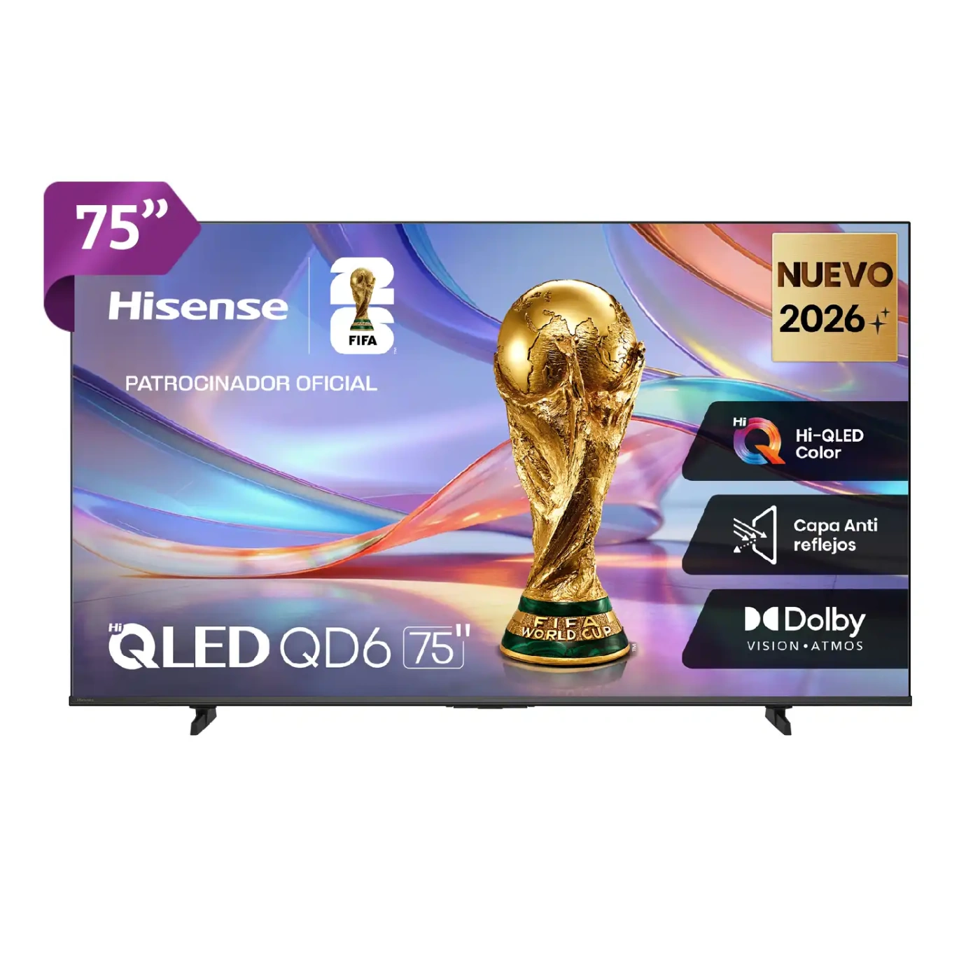 TELEVISOR SMART TV HISENSE 4K ACTIVE HDR 75” 75QD68SG - 1