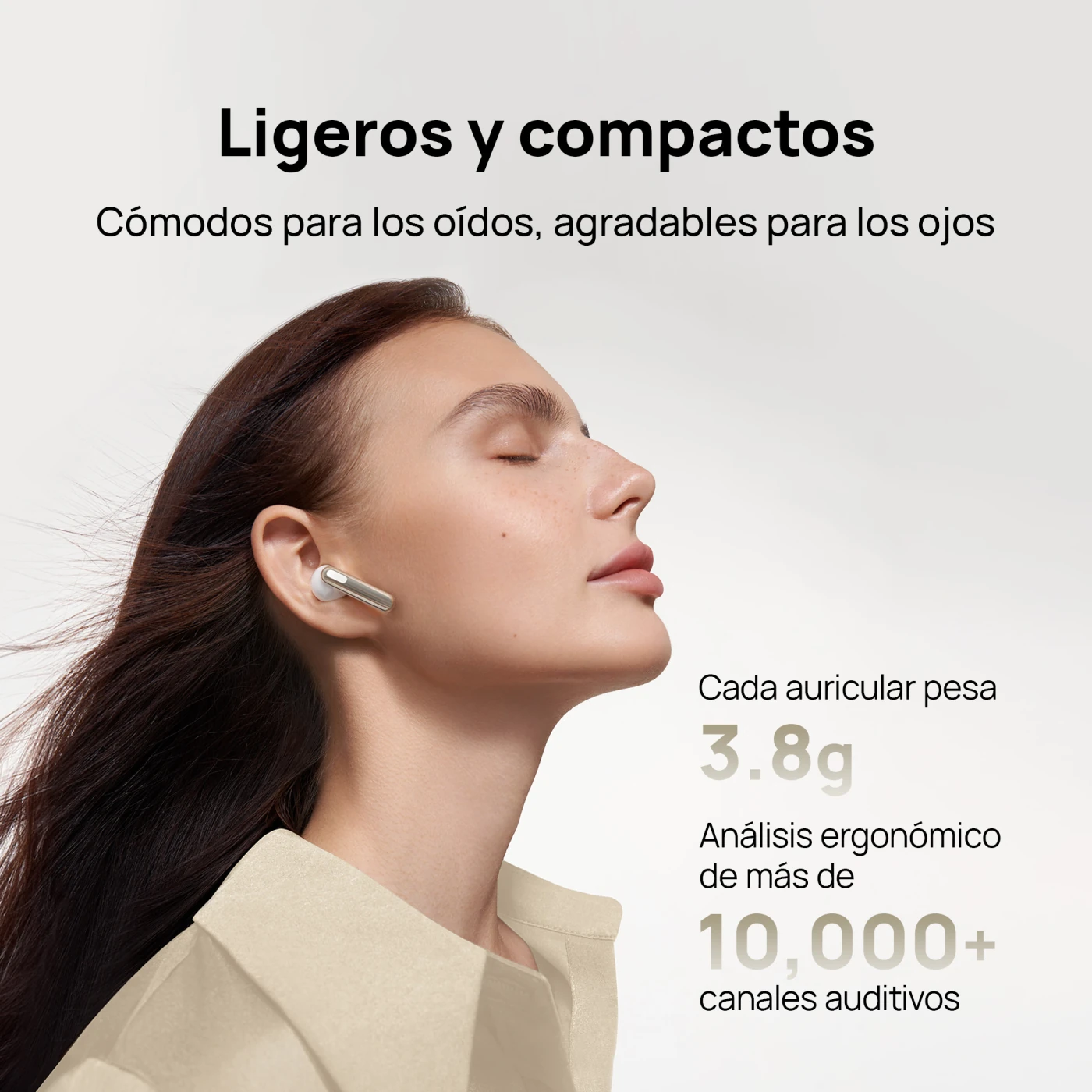 AUDÍFONOS HUAWEI FREEBUDS S3 BEIGE - 5