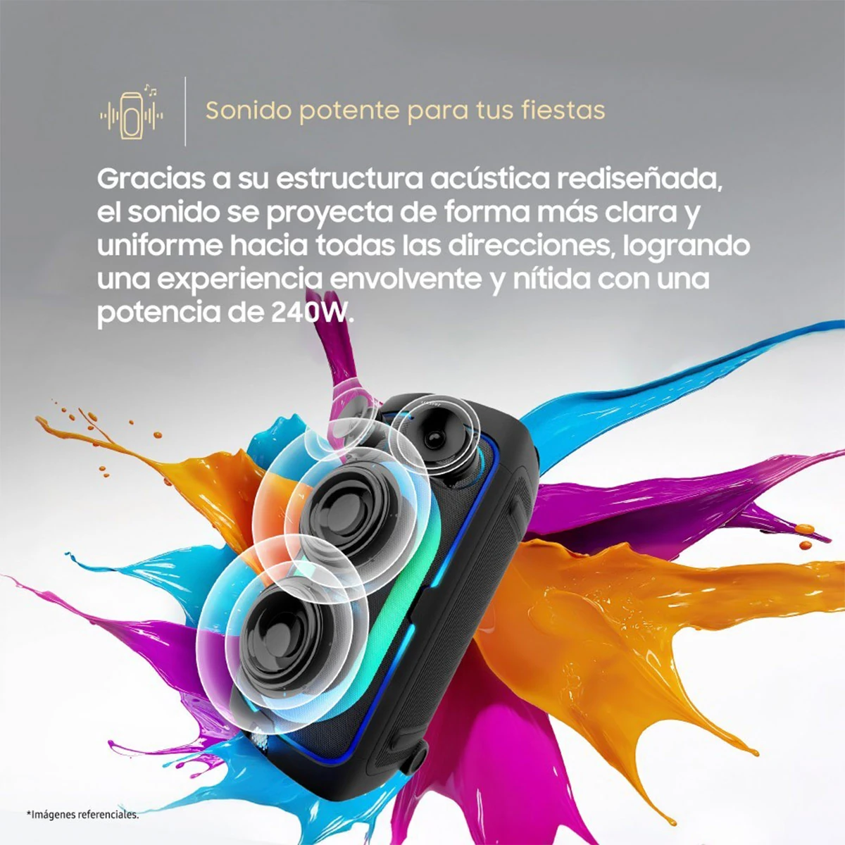 PARLANTE BLUETOOTH SAMSUNG MX-ST50F 240W - 4