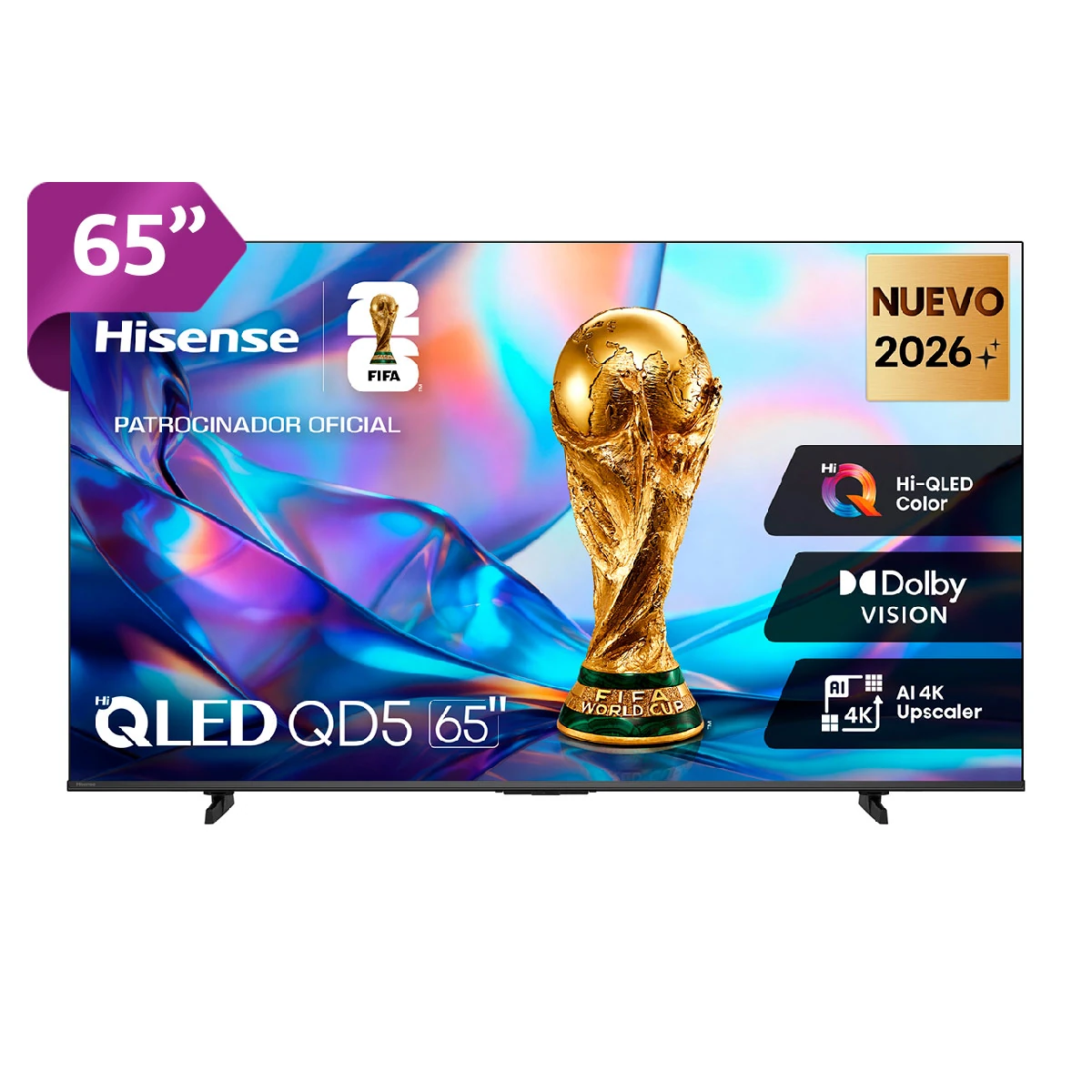 TELEVISOR SMART TV HISENSE 4K ULTRA HD 65” 65QD5SV - 1