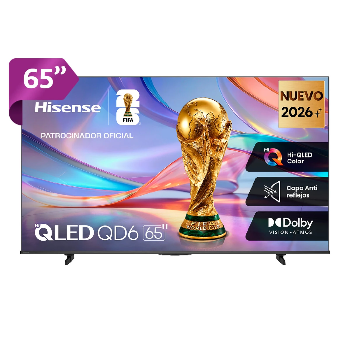 TELEVISOR SMART TV HISENSE 4K ULTRA HD 65” 65QD68SG - 1