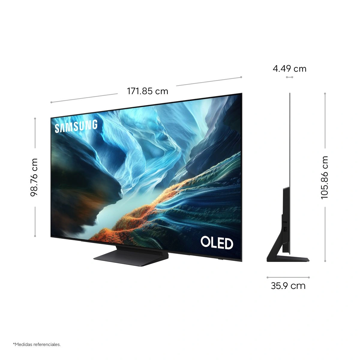 TELEVISOR SAMSUNG 77" OLED VISION AI QN77S90HAGXPE SMART TV 2026    - 2