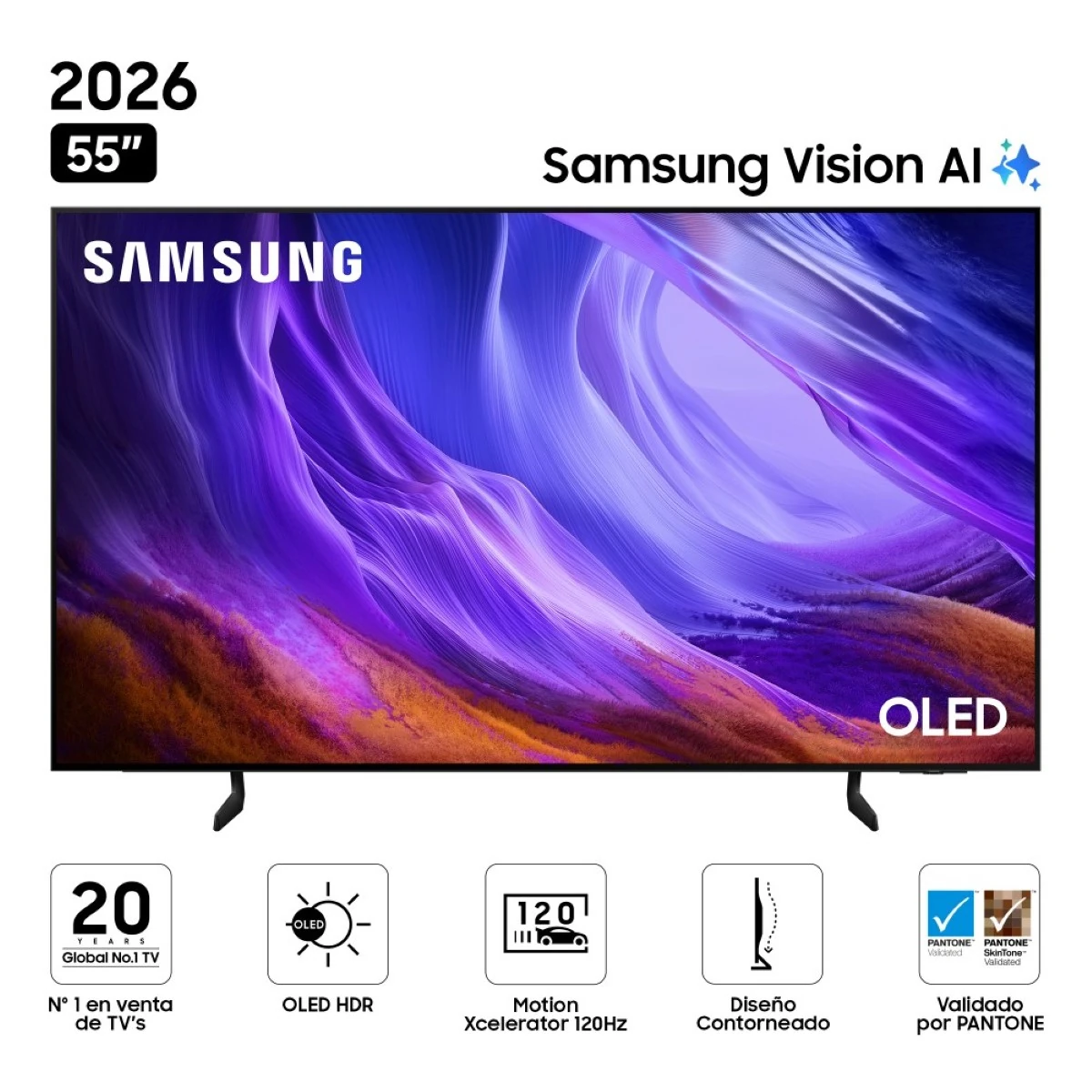 TELEVISOR SMART TV SAMSUNG 4K ACTIVE HDR 55” QN55S85HAEXPE - 2