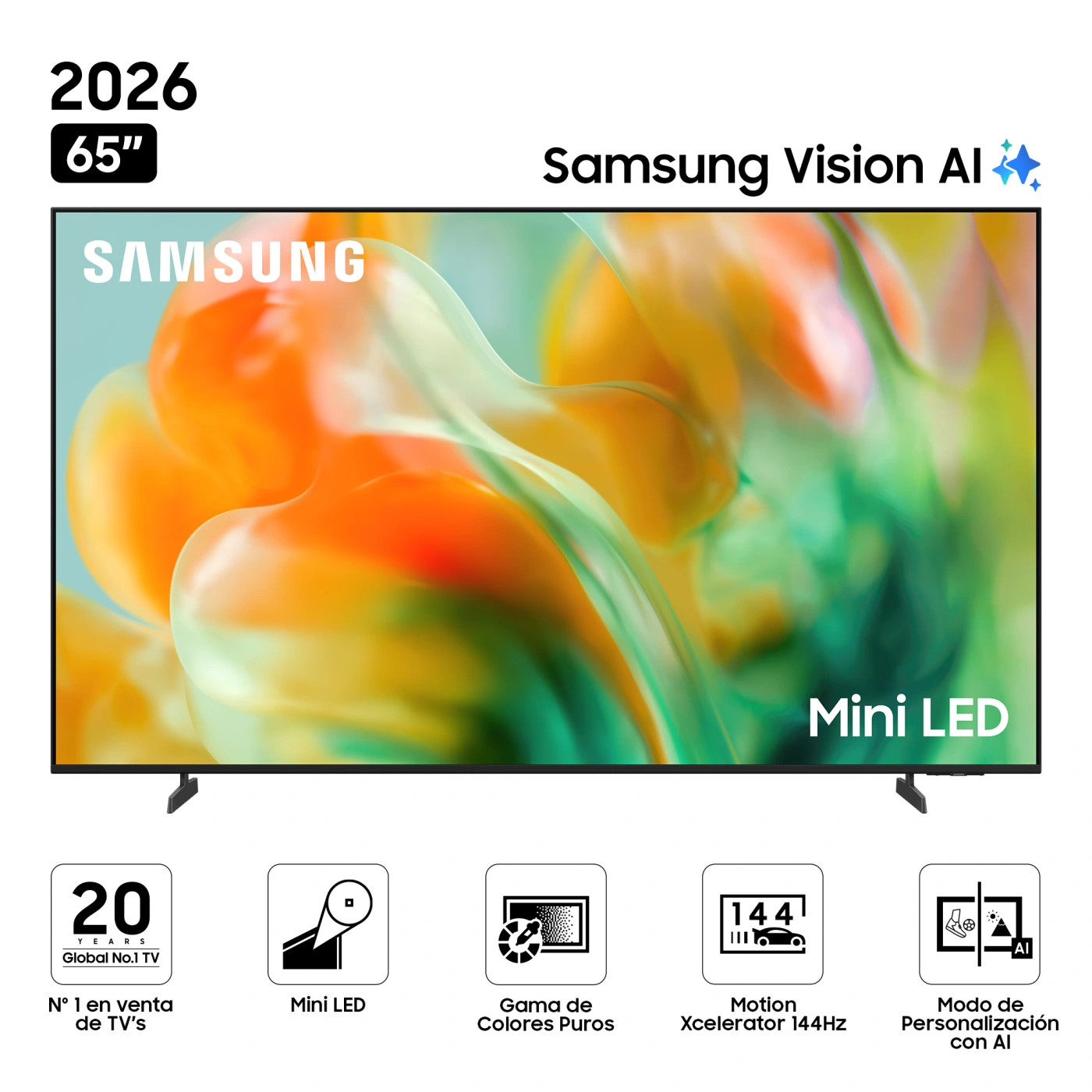 TELEVISOR SMART TV SAMSUNG 4K ACTIVE HDR 65” UN65M80HAGXPE - 2