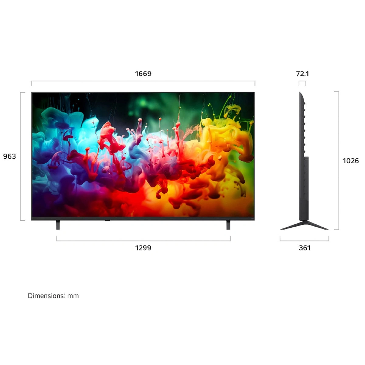 TELEVISOR SMART TV LG 4K ULTRA HD 75” 75QNED70BSA - 2
