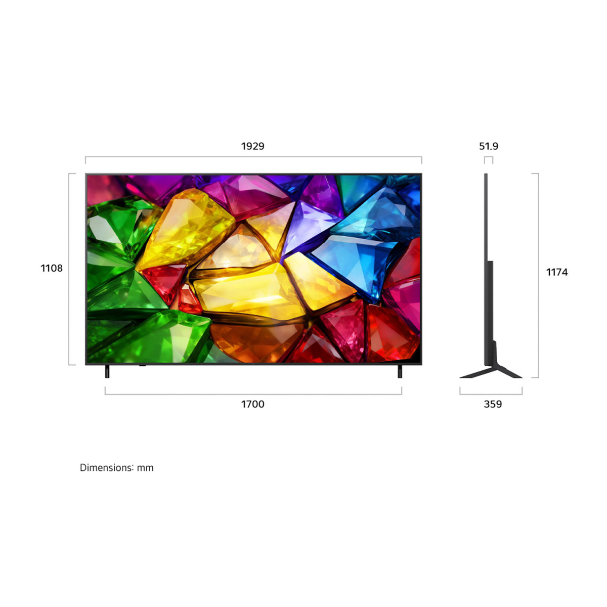 TELEVISOR SMART TV LG 4K ULTRA HD 86” 86MRGB85BSC - 3