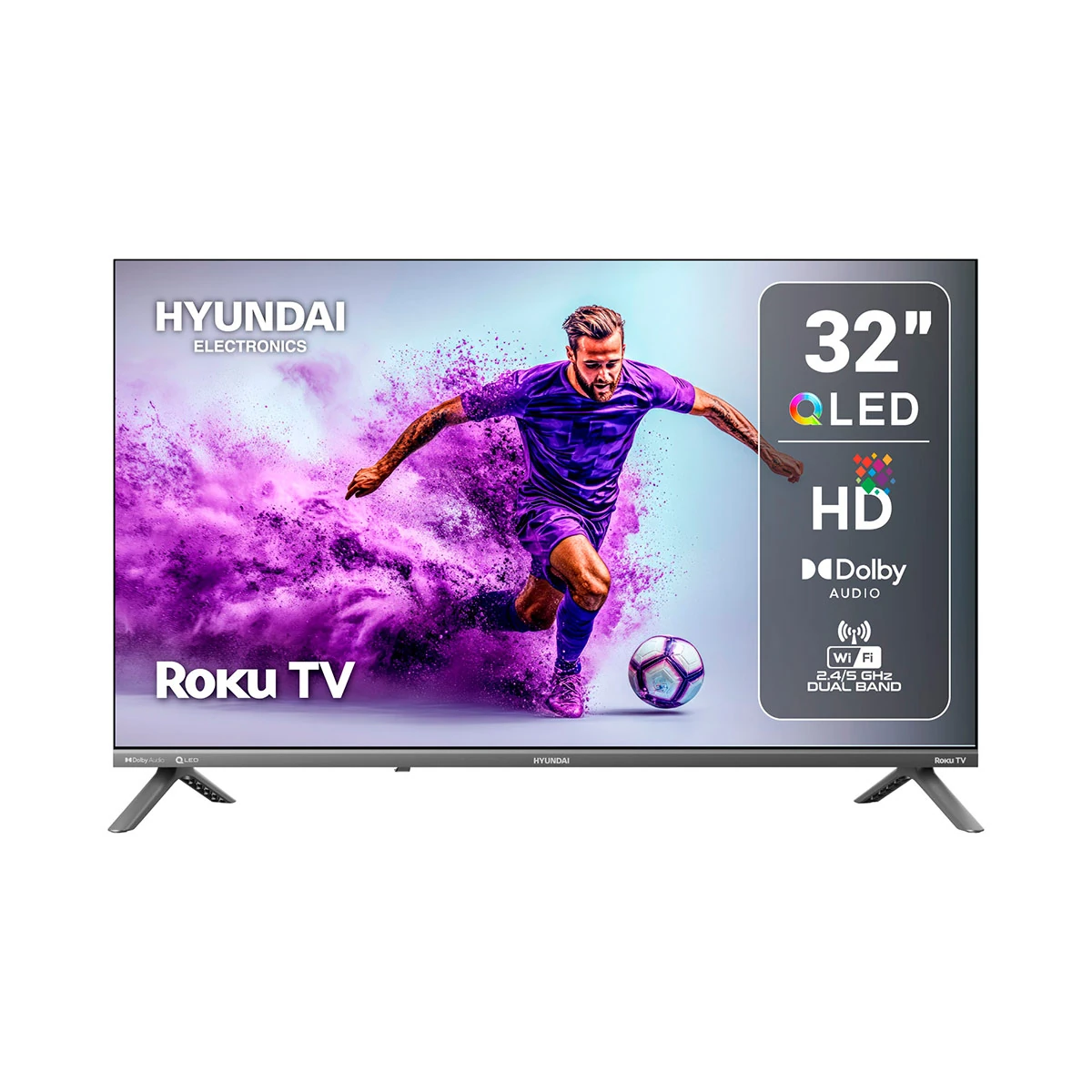 TELEVISOR SMART TV HYUNDAI QLED 32” HYLED3258QR - 2