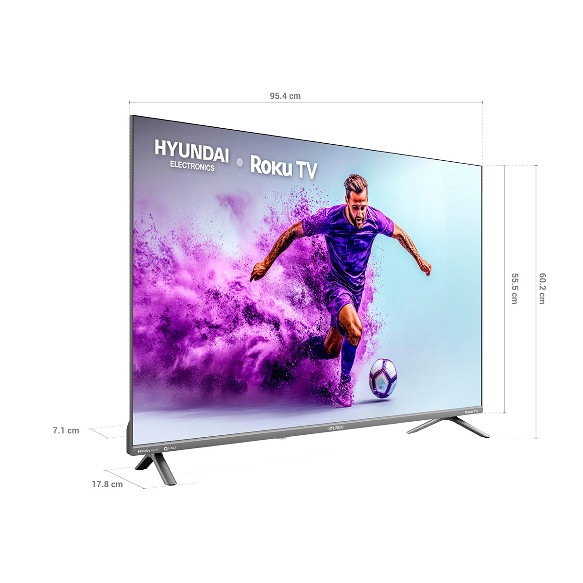 TELEVISOR SMART TV HYUNDAI QLED 43” HYLED4327QR - 5