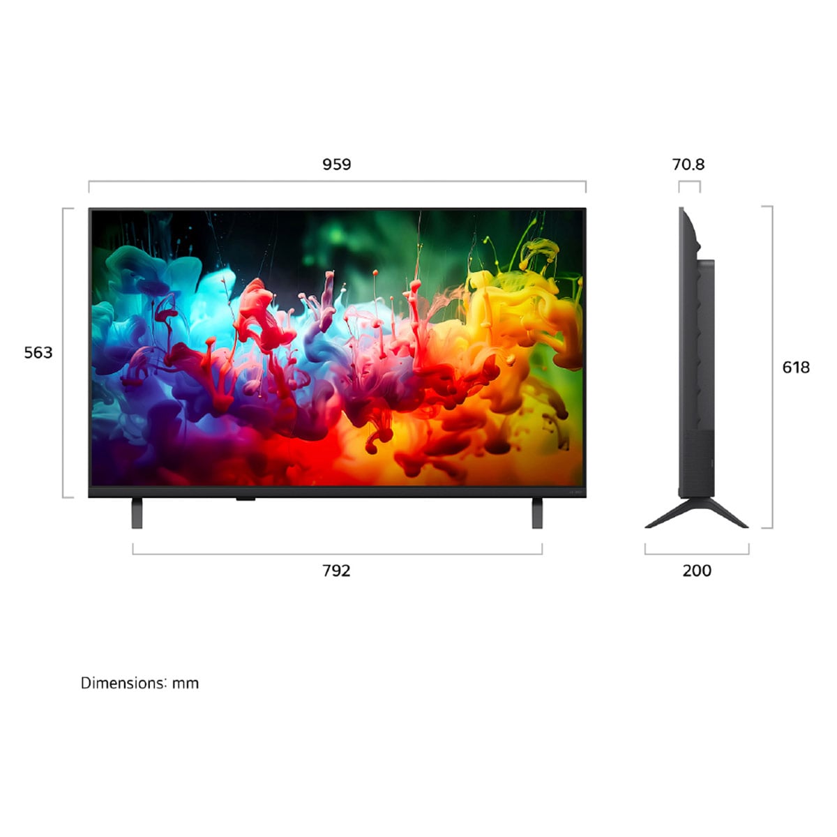 TELEVISOR SMART TV LG 4K ULTRA HD 43” 43QNED70BSA - 2