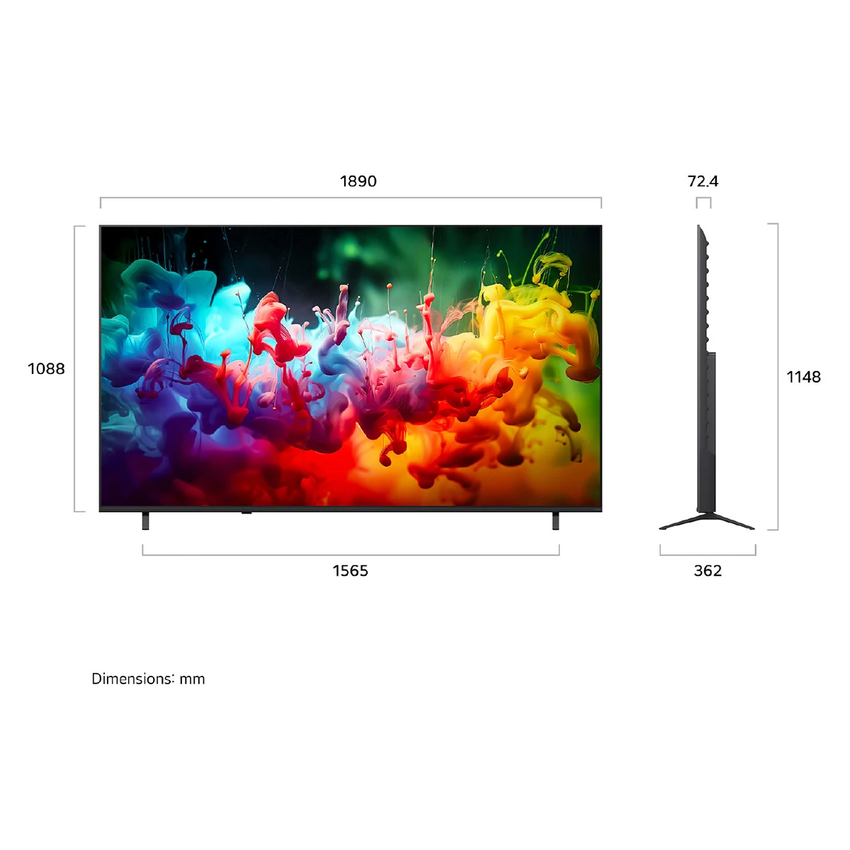TELEVISOR SMART TV LG 4K ULTRA HD 85” 85QNED70BSA (2026) - 2
