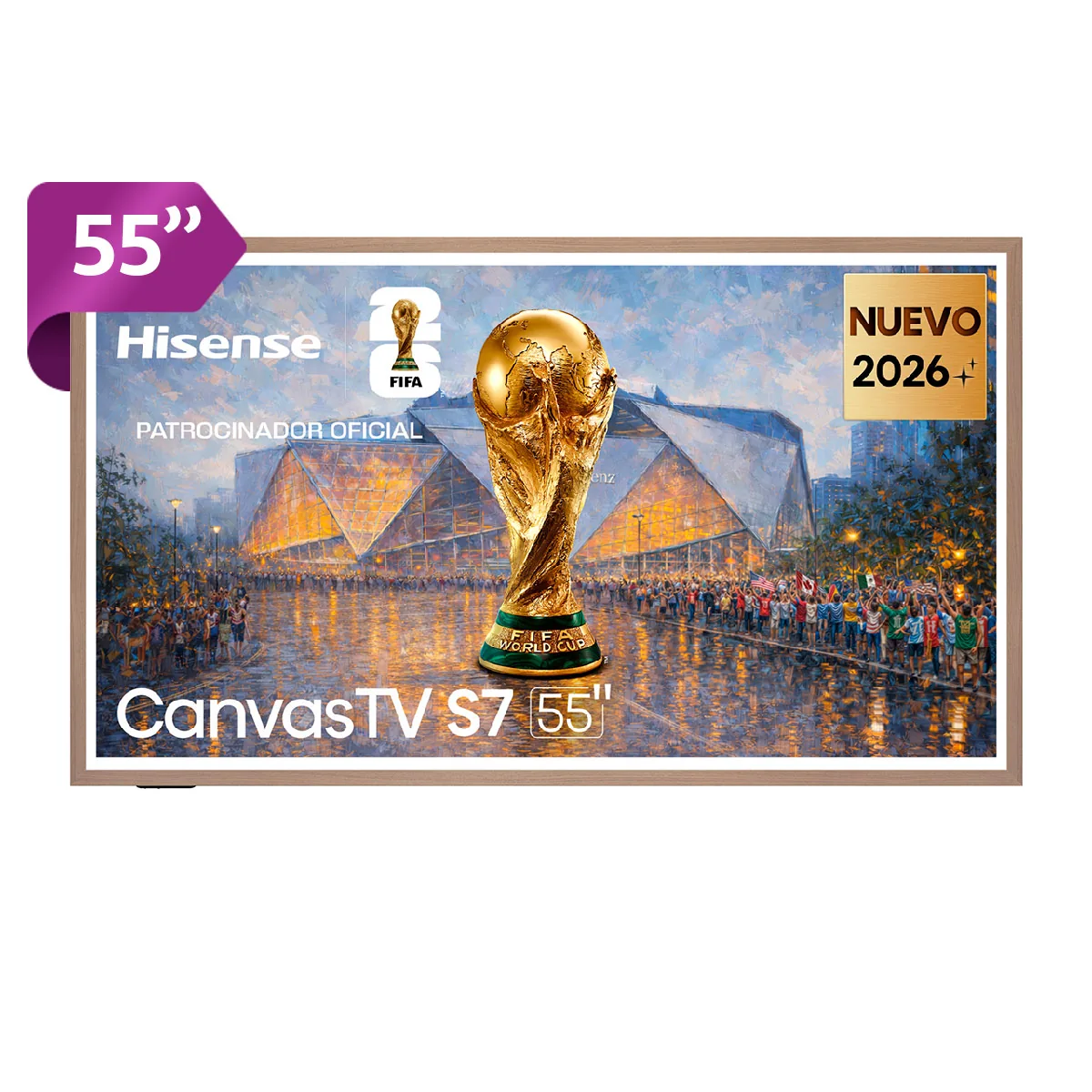 TELEVISOR SMART TV HISENSE 4K ULTRA HD 55” 55S7SG - 1