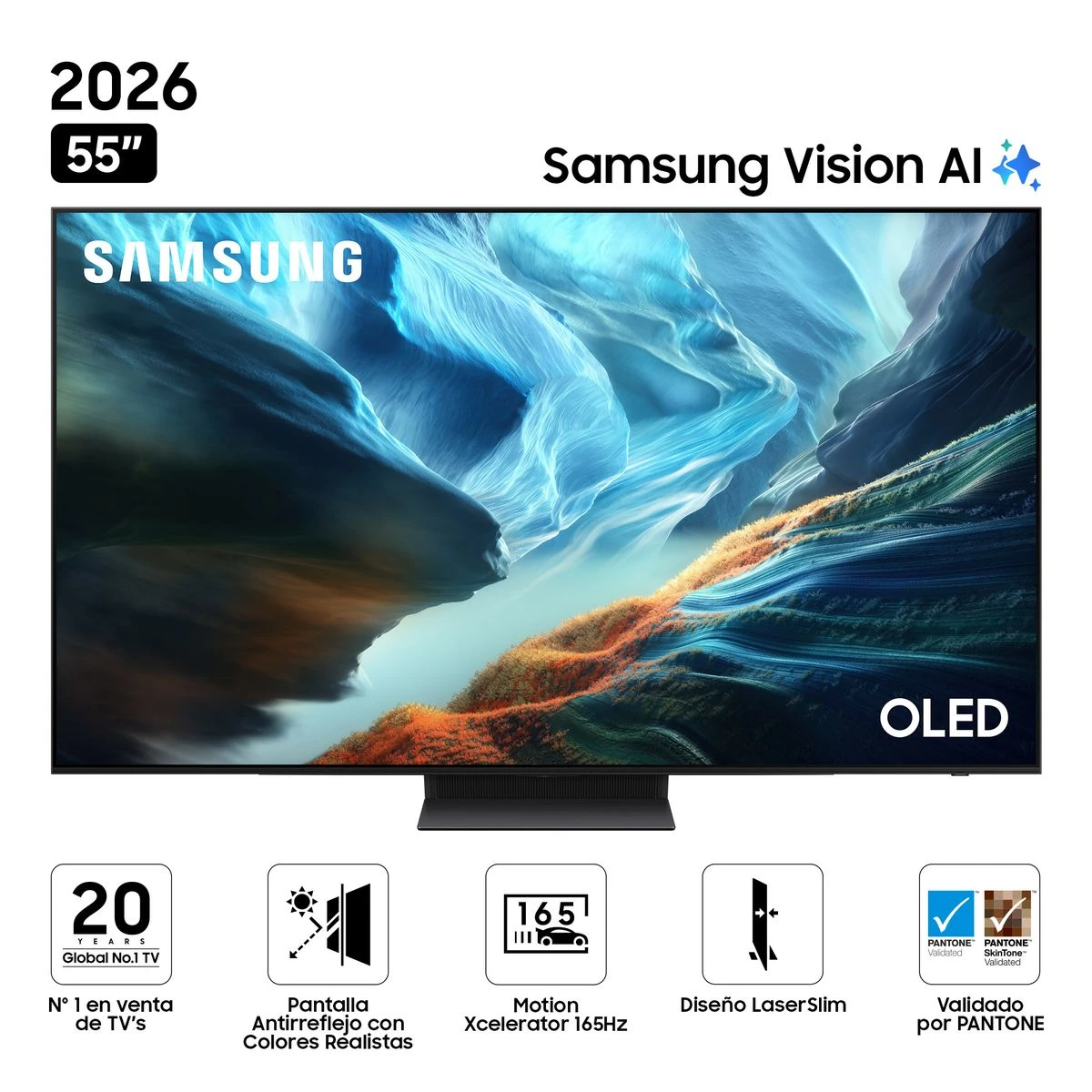 TELEVISOR SMART TV SAMSUNG 4K ACTIVE HDR 55'' OLED S90H VISION AI SMART TV (2026) - 1