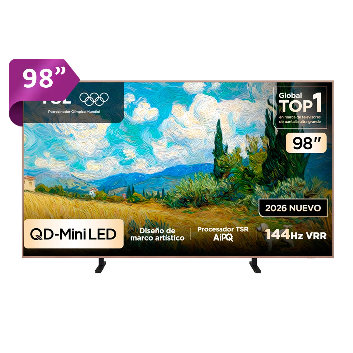 TELEVISOR SMART TV TCL 4K ULTRA HD 98” 98A400 PRO - 1
