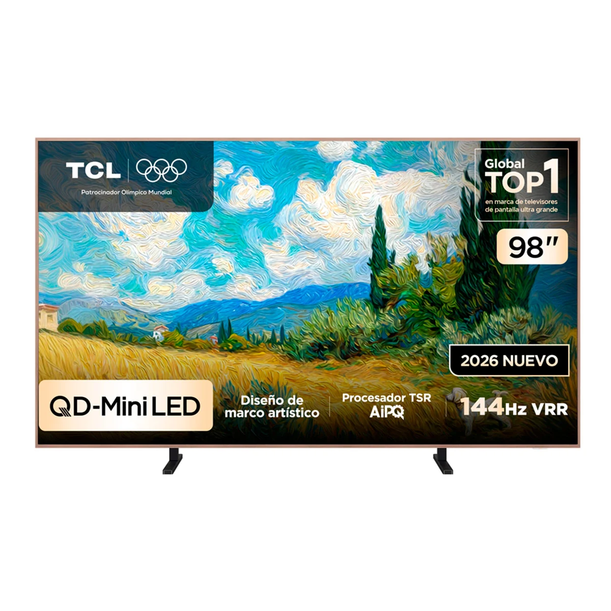 TELEVISOR SMART TV TCL 4K ULTRA HD 98” 98A400 PRO - 2