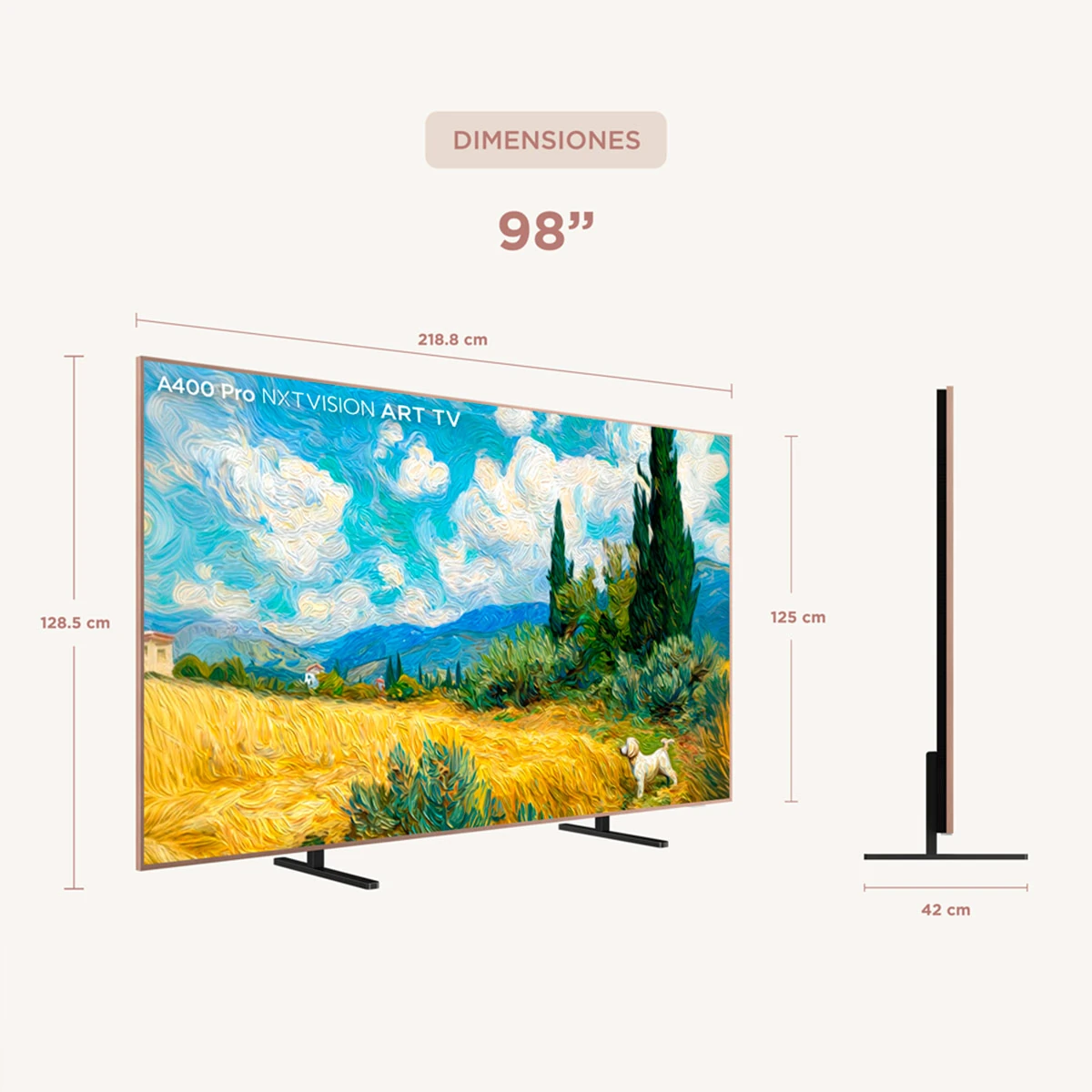 TELEVISOR SMART TV TCL 4K ULTRA HD 98” 98A400 PRO - 13