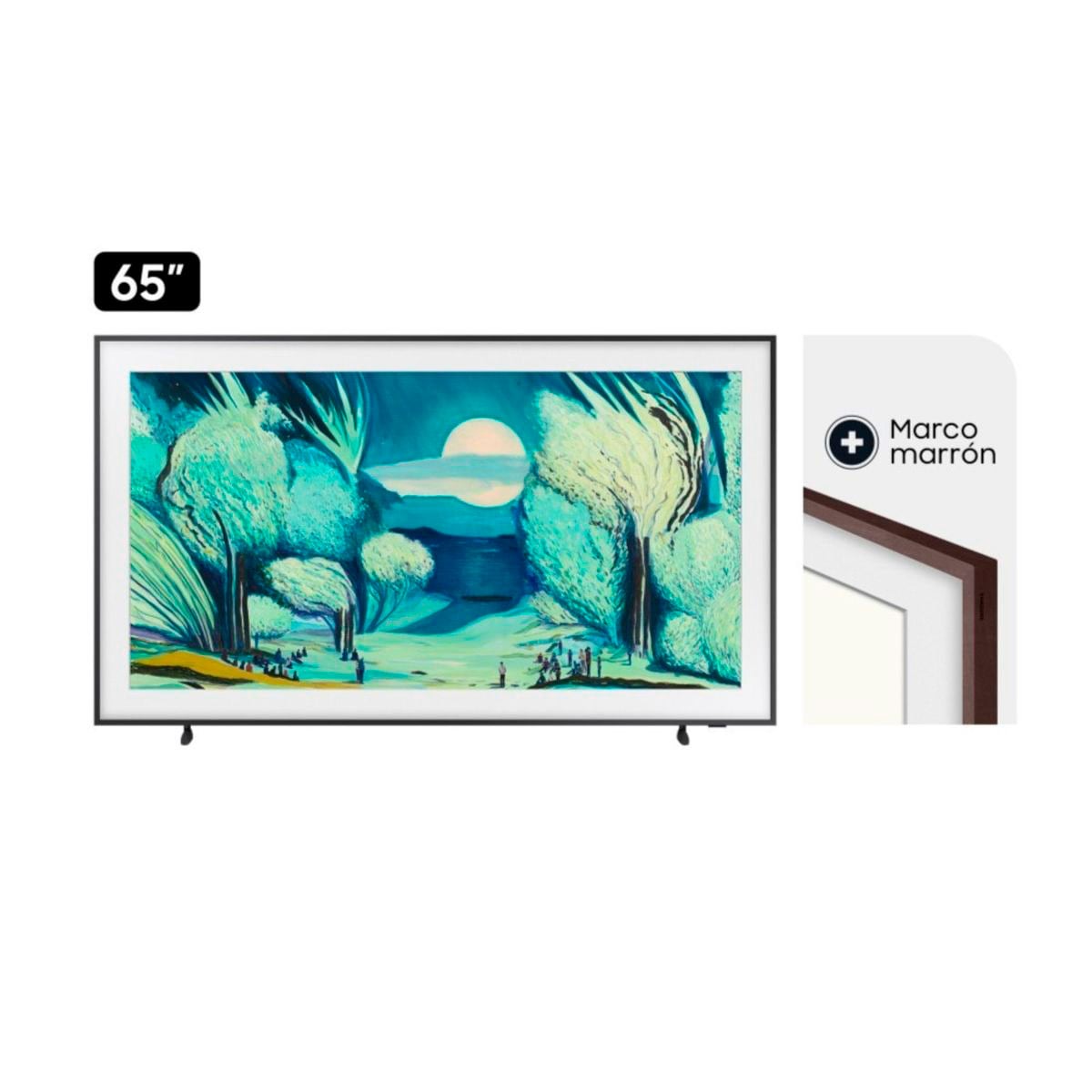 TELEVISOR SMART TV SAMSUNG 4K ACTIVE HDR 65” THE FRAME VISION AI F-QN65LS03F-08 (2025) - 3