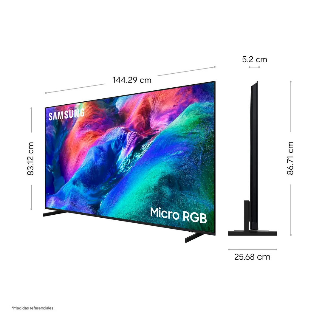 TELEVISOR SMART TV SAMSUNG MICRO RGB R85H 65'' VISION AI (2026) - 2