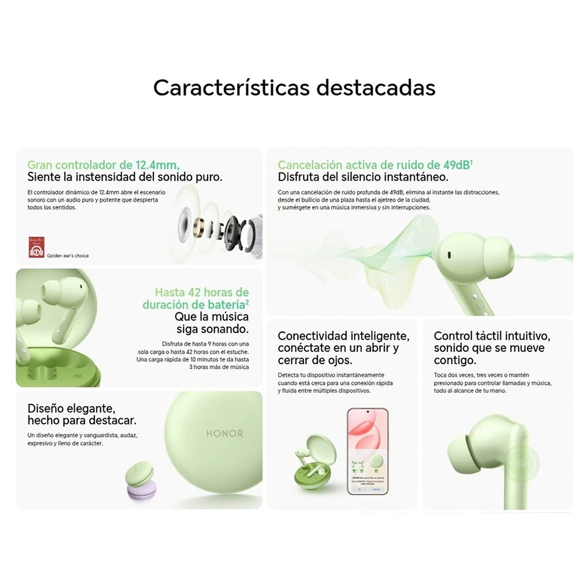 AUDÍFONOS HONOR IN EAR A PRO BLUETOOTH - 7
