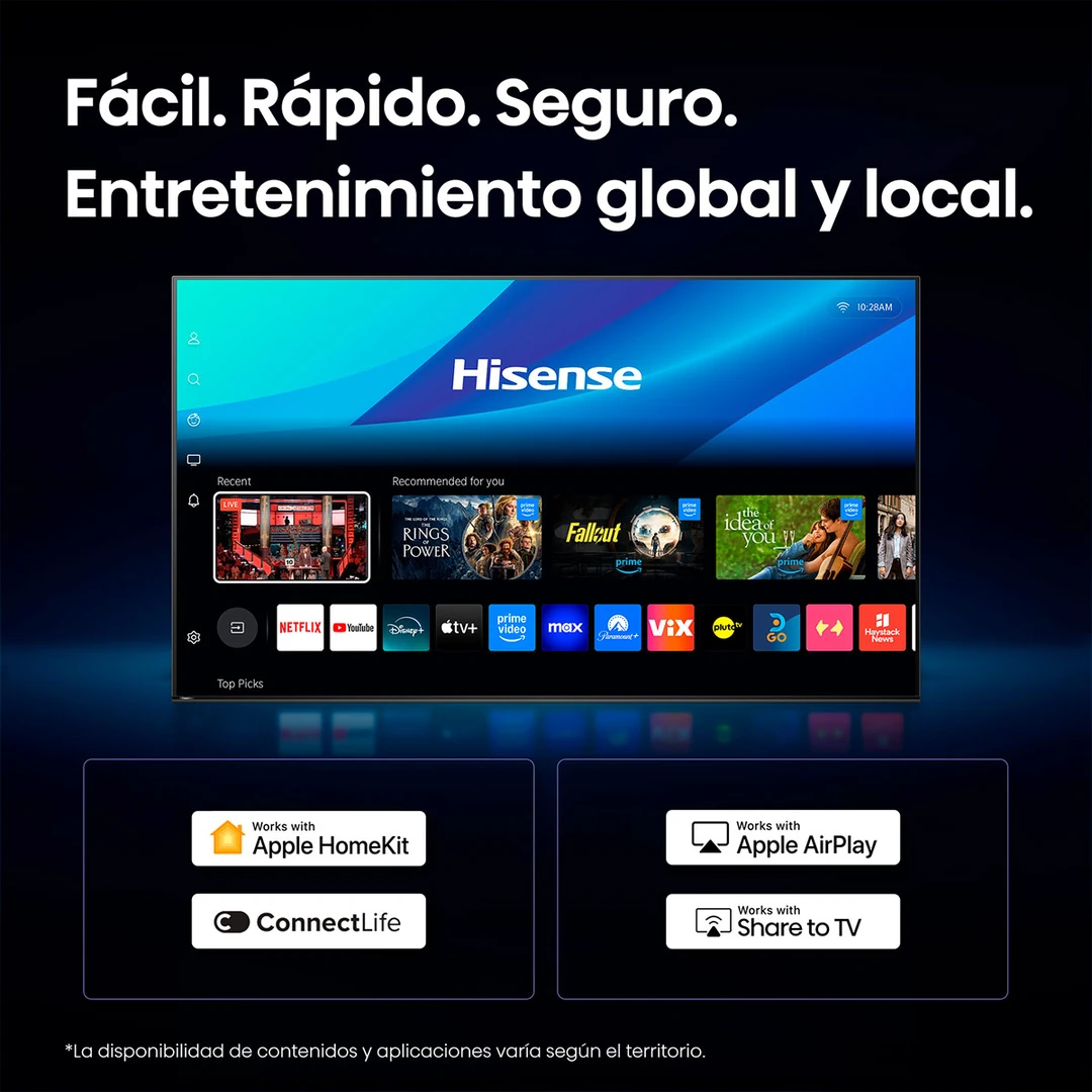 TELEVISOR HISENSE QLED 40" 40Q4SV FHD - 11