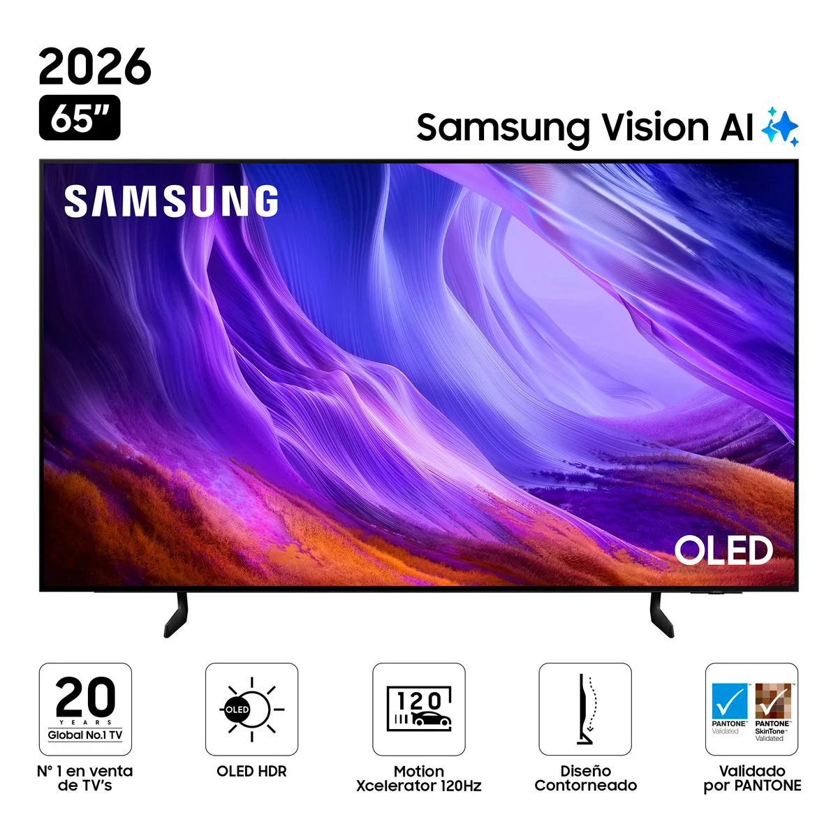 TELEVISOR SMART TV SAMSUNG 4K ACTIVE HDR 65'' S85H VISION AI 2026 - 1