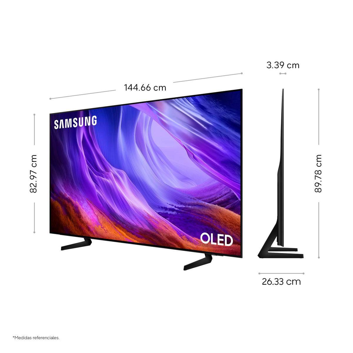 TELEVISOR SMART TV SAMSUNG 4K ACTIVE HDR 65'' S85H VISION AI 2026 - 2